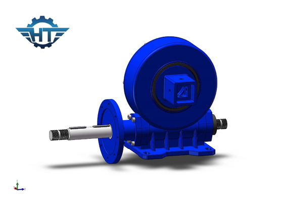 خرید Vertical Single Worm Slew Drive Gearbox With 230VAC Gear Motor For Solar Tracking System online manufacture