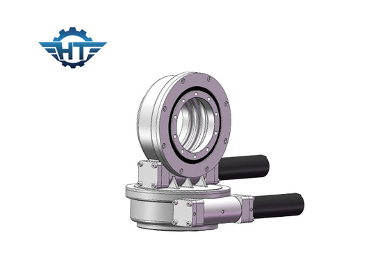 خرید Vertically And Horizontally Mounted Dual Axis Slewing Gear Drive With 24 VDC Motors online manufacture