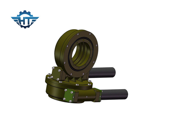 خرید Envelop Dual Axis Worm Gear Slew Drive With 12vdc Electrical Motor , Long Life online manufacture