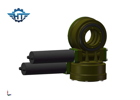 خرید High Backlash Small Dual Axis Slew Drive Worm And Gear Structure For Solar Tracking System online manufacture