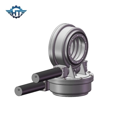 ضریب انتقال بالا SDE7 Slew Drive با چرخ دنده خود قفل برای ردیاب های حرارتی خورشیدی