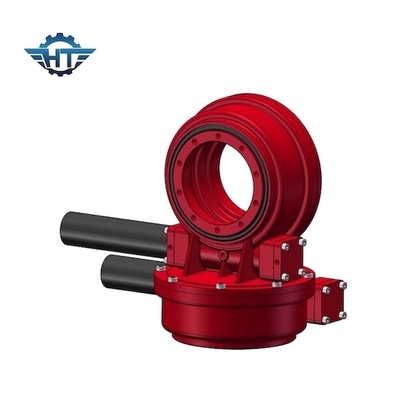 Worm Gear Dual Axis Slew Drive for Solar Tracker با تماس چند دندانه و موتور 24 ولت