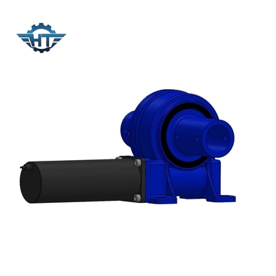 VE5 مدل افقی نصب کرم Gear Slew Drive با 24V DC موتورهای برش شده Gear برای ردیاب های خورشیدی