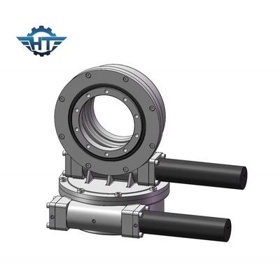 دارای گواهینامه CE 42CrMo Dual Axis Solar Slew Drive برای ردیاب های خورشیدی با موتورهای 24VDC