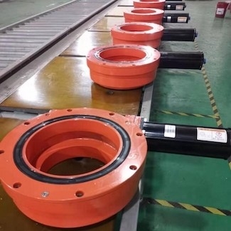 SE14 Worm Gear Slew Drive گیربکس محفظه محفظه 63 کیلوگرم 6550 نیوتن متر
