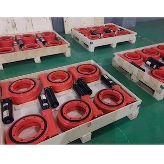AC DC Hydraulic Slew Drive برای تجهیزات تونل زنی 0.1 درجه پس زدگی