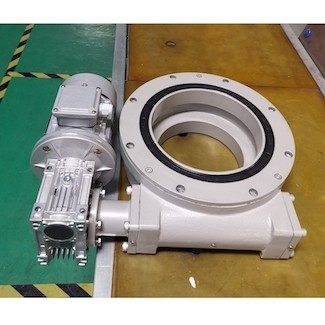 حلقه چرخشی کرم درایو افقی 3 اینچی 50Mn ISO9001 گشتاور خروجی نامی 600NM