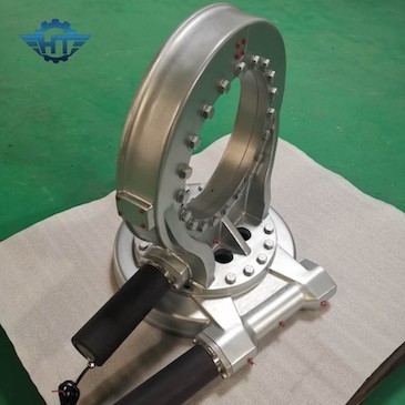 Worm Gear Dual Axis Slew Drive 17 اینچ 320 کیلوگرم چرخش در جهت عقربه های ساعت
